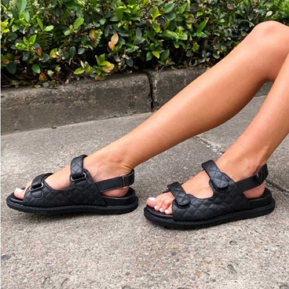 Billini Zora Quilted Chunky Sandals